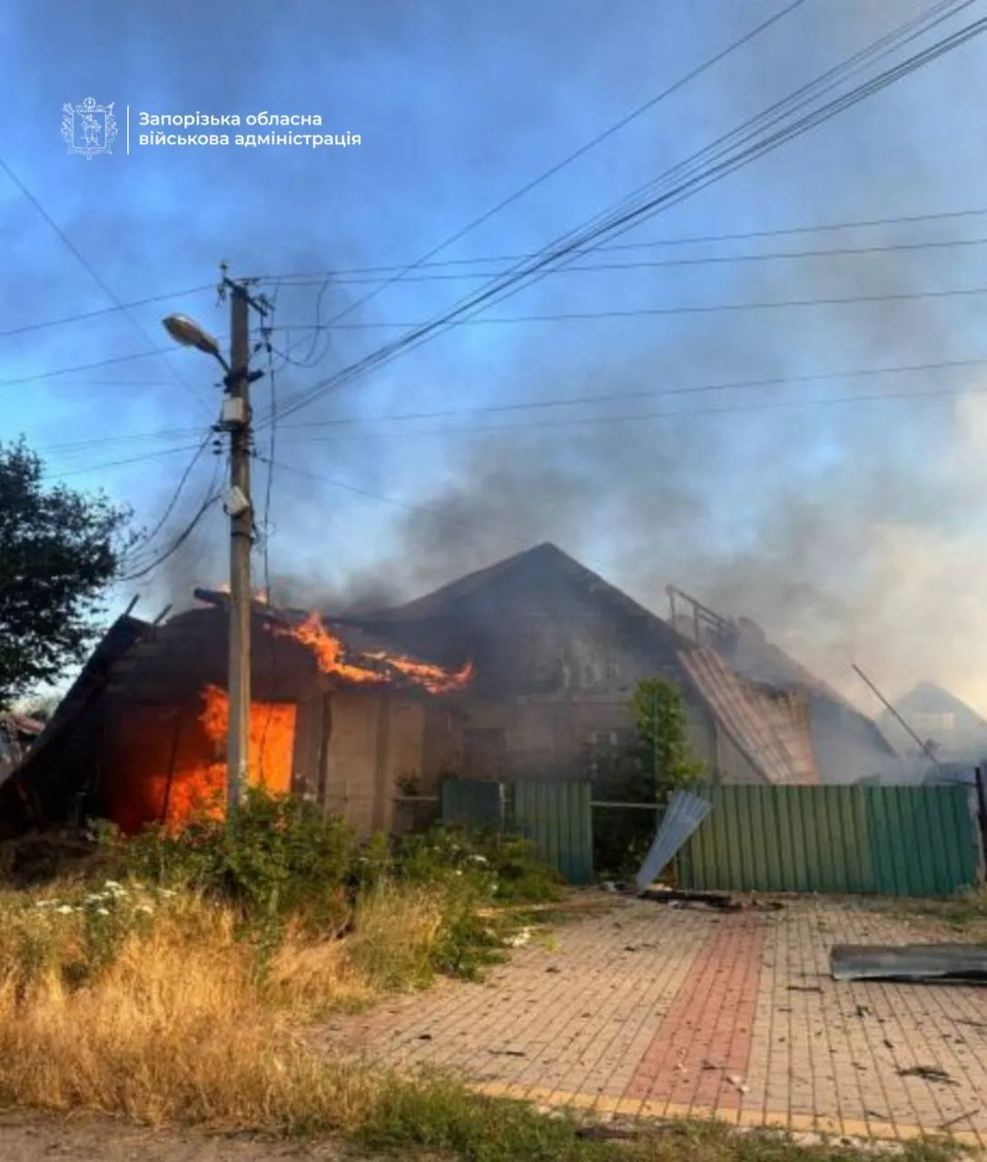 Наслідки удару ворога по Вільнянській громаді