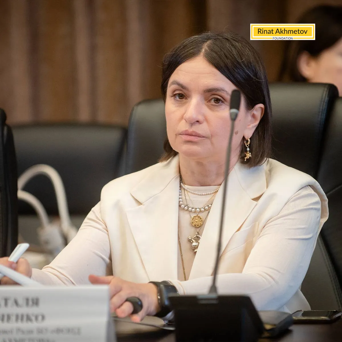 Председатель наблюдательного совета Фонда Рината Ахметова Наталья Емченко