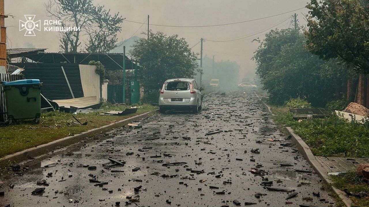 Росія вдарила по Київщині
