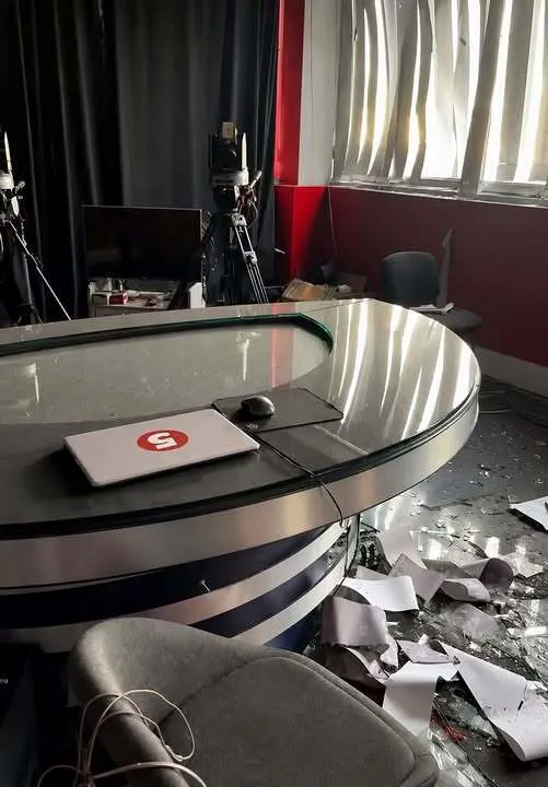 Руйнувань зазнала будівля 5 каналу
