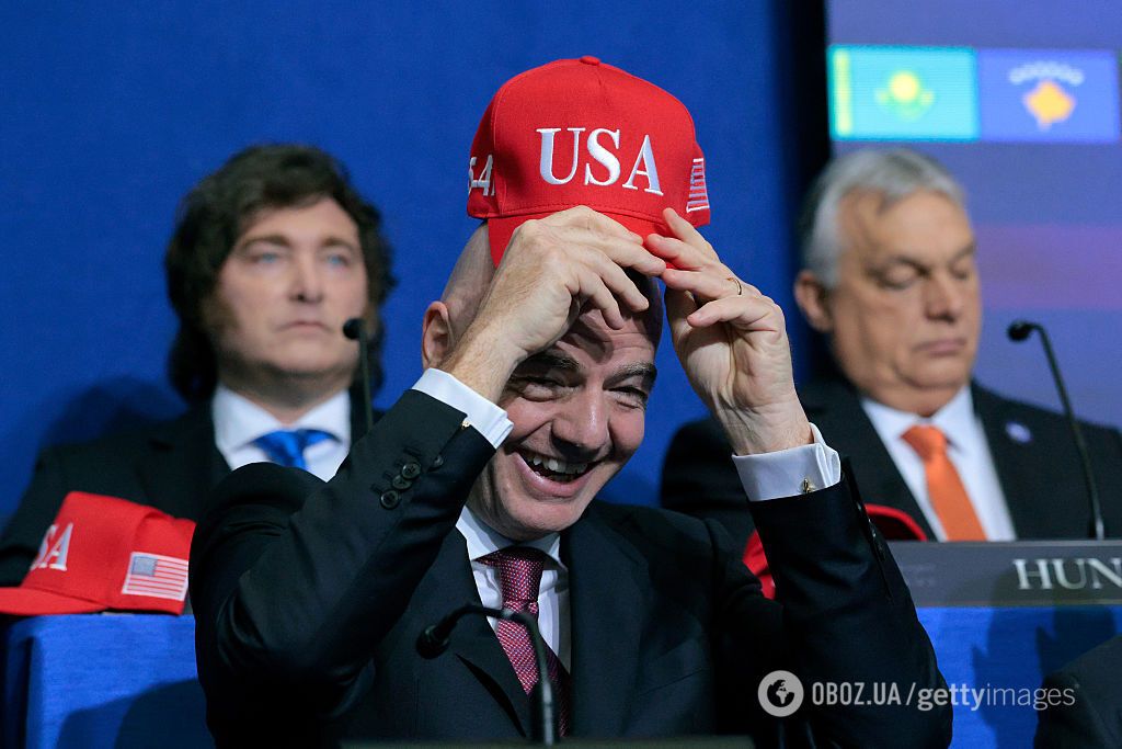 Президент ФИФА Джанни Инфантино.