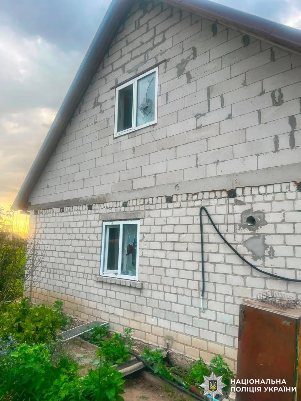 Пошкоджений будинок