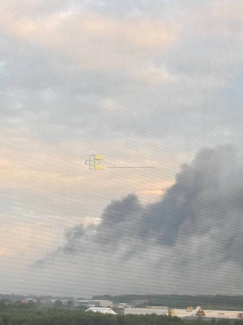 Дим над Ярославлем після вибухів