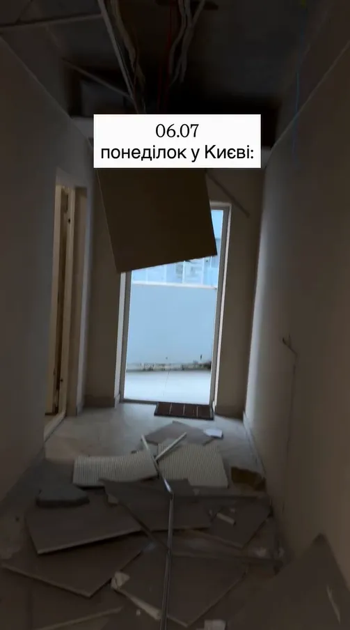 Наслідки обстрілу.