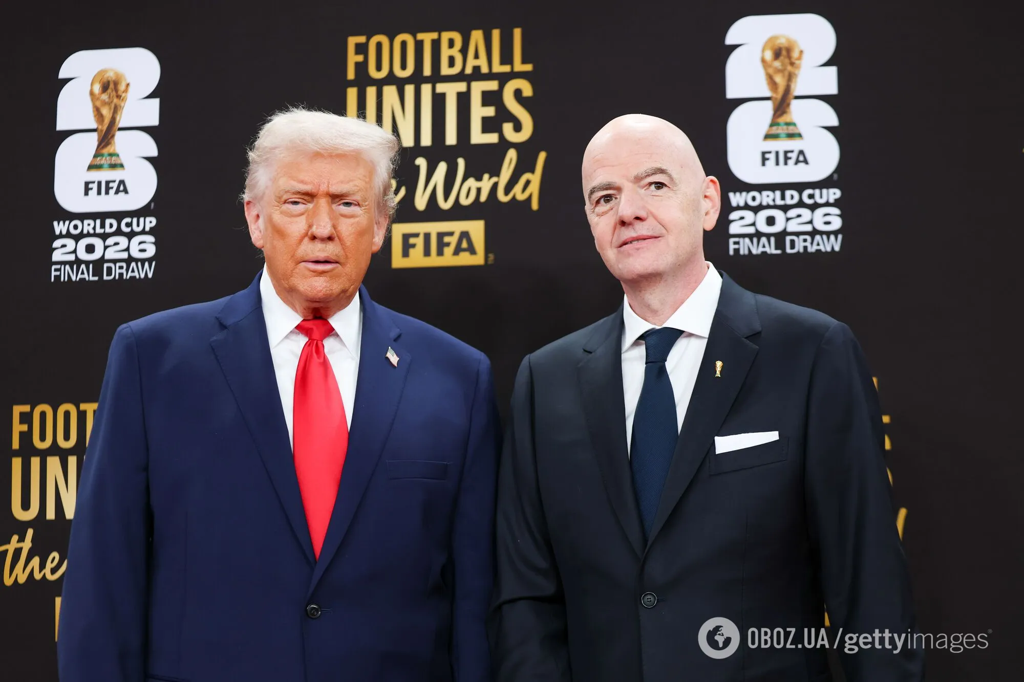Дональд Трамп і президент ФІФА Джанні Інфантіно