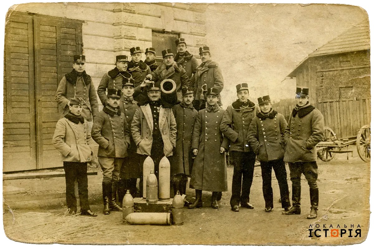 Старшины артиллерийского подразделения австро-венгерской армии, 1910-е гг.