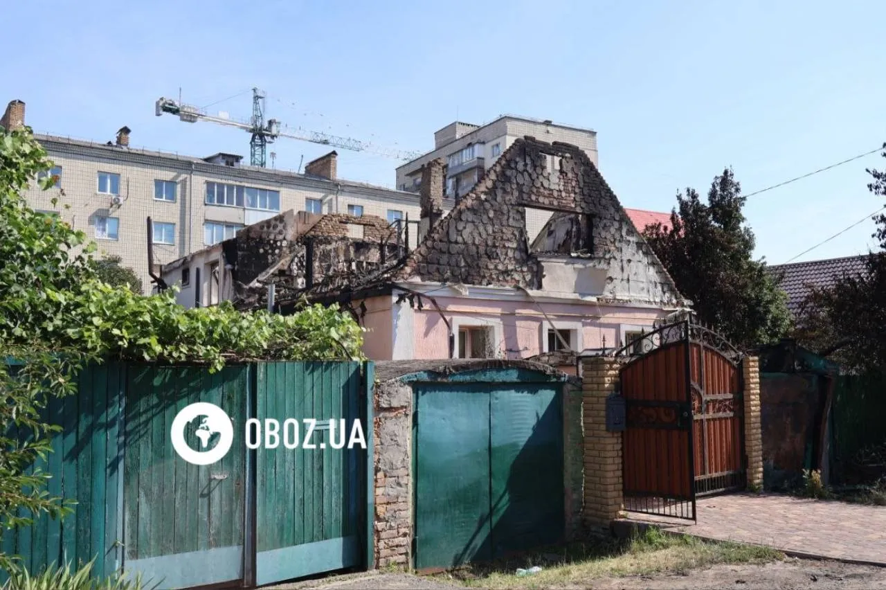 Некоторые улицы полностью сгорели.
