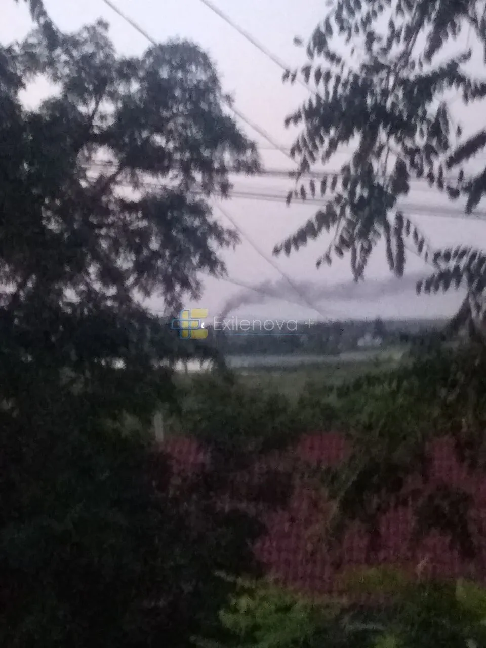 Пожежа внаслідок атаки у Криму.