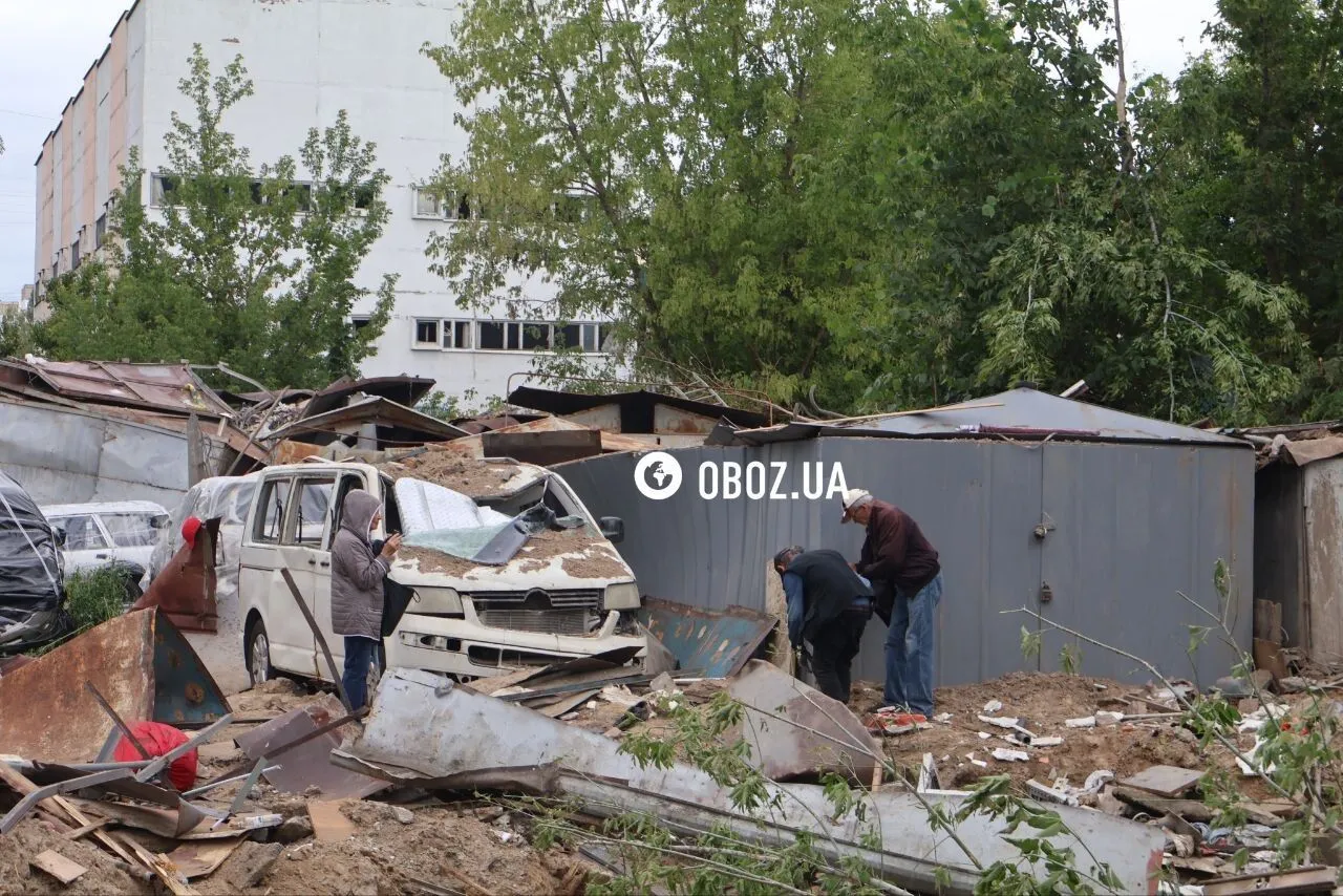 Наслідки російської терористичної атаки.