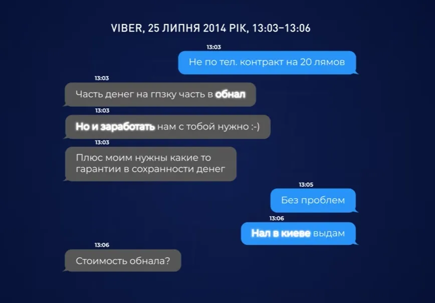 Про що домовлялися ділки