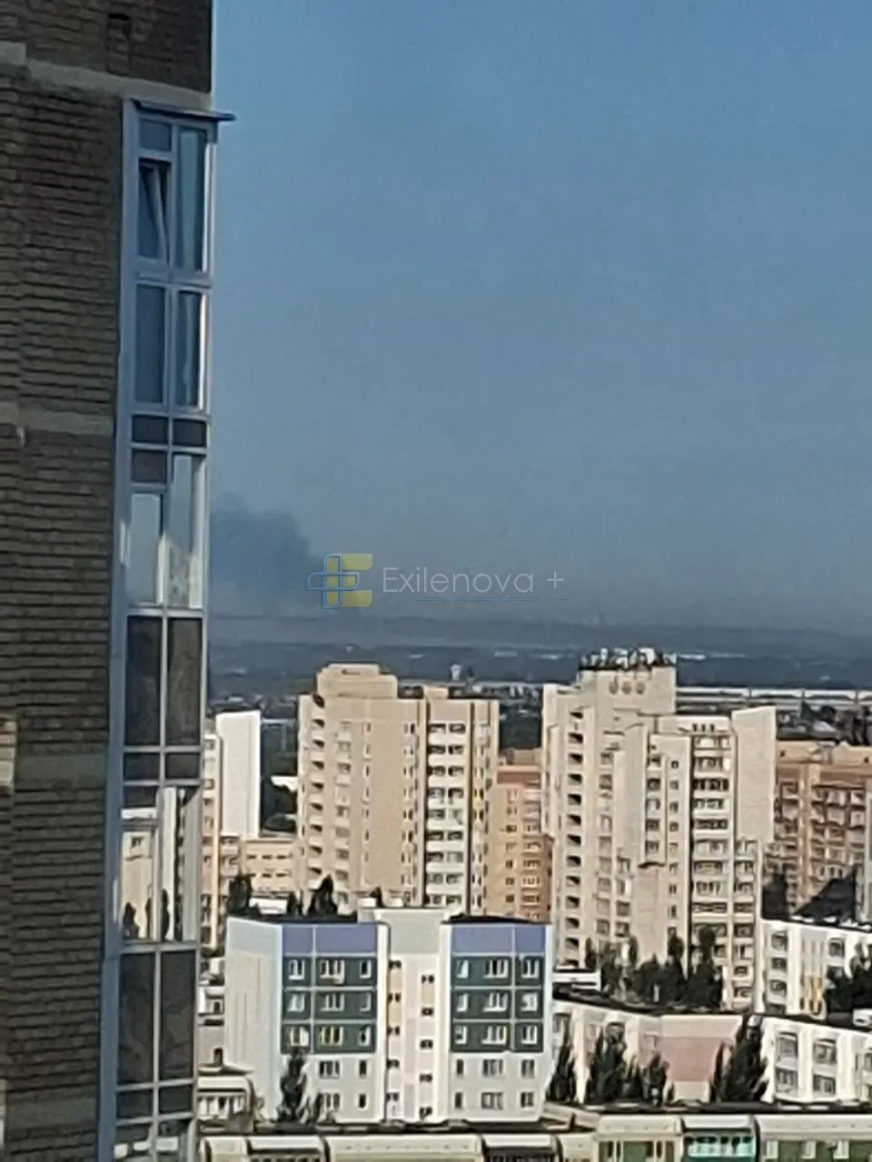 Видно кілька осередків загоряння