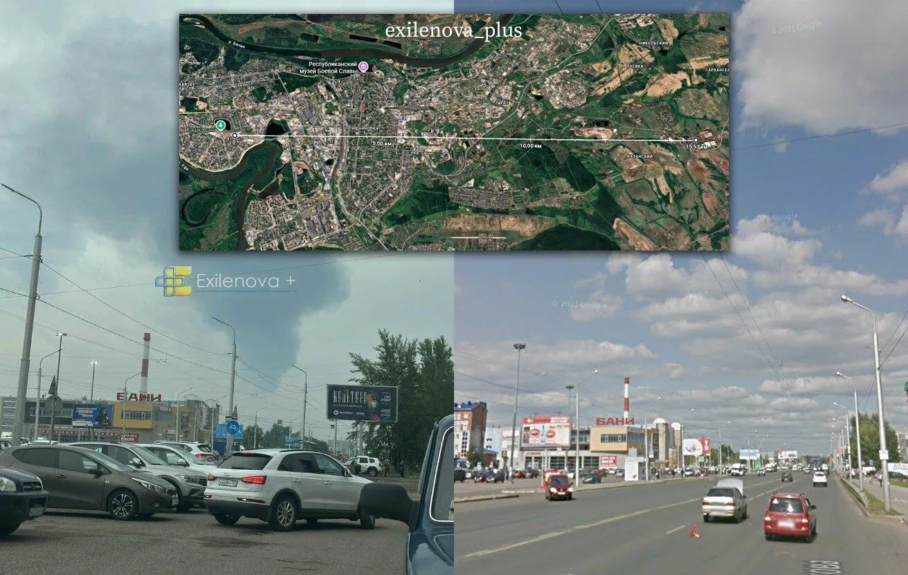 Взрывы и пожар в Уфе.