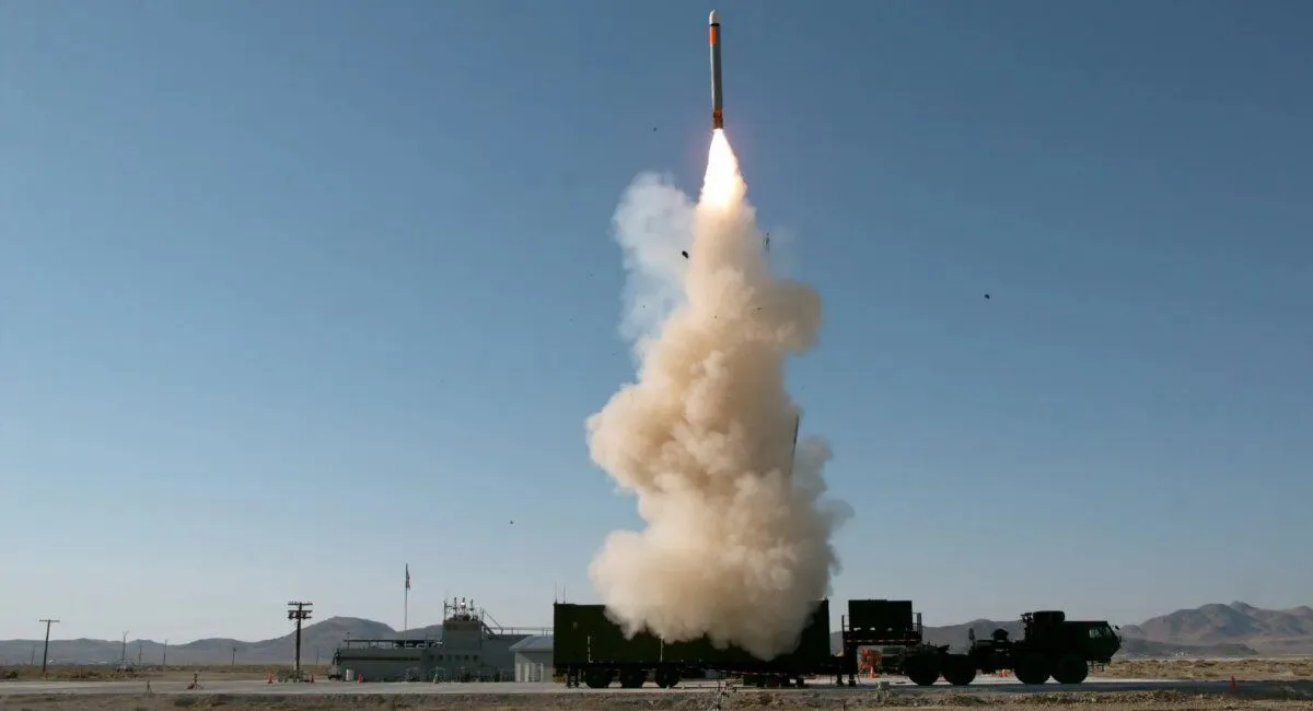 Запуск ракеты Tomahawk с установки Typhoon