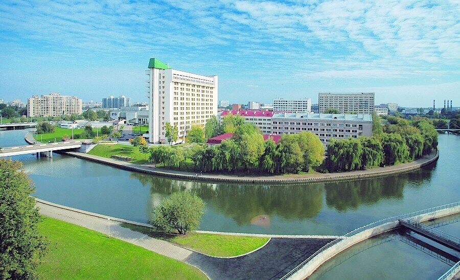 Кампус Белорусского государственного университета.