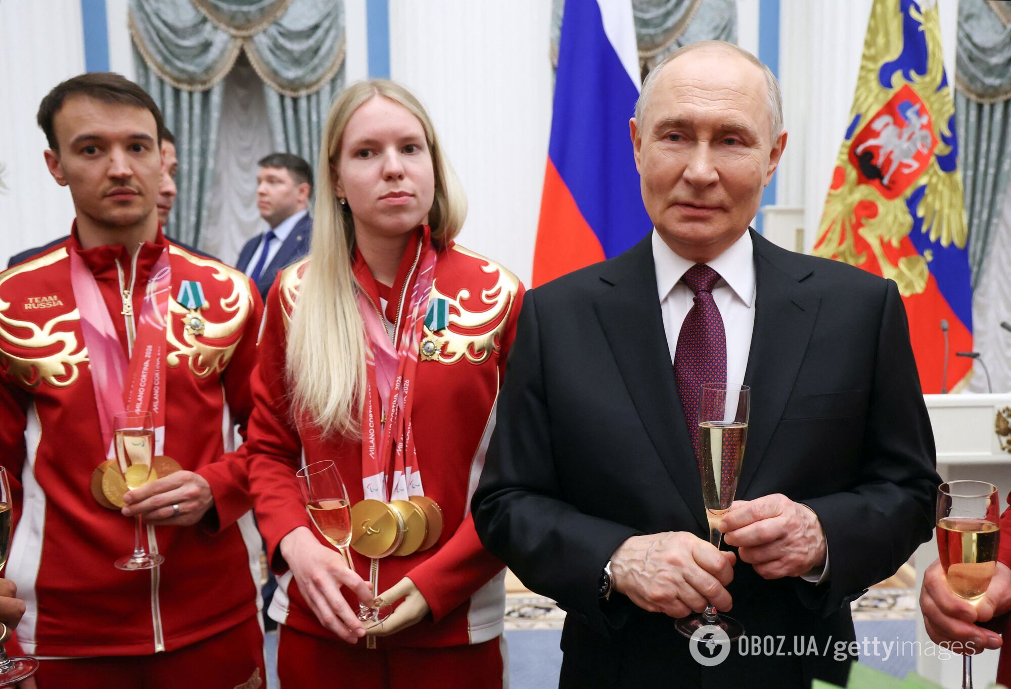 Путін зі спортсменами