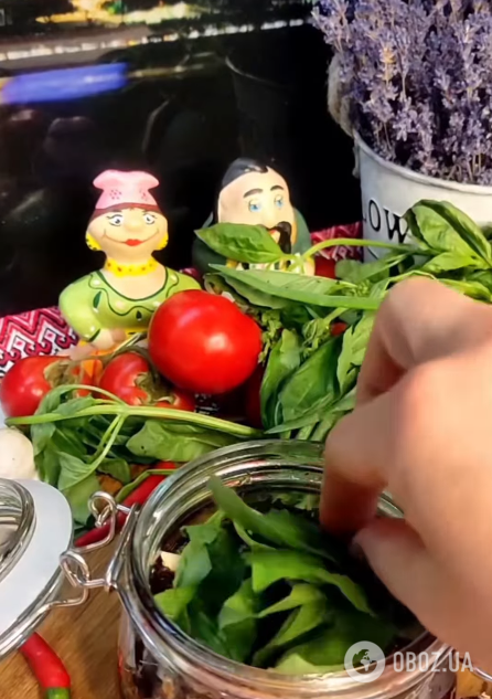 Добавляем зелень