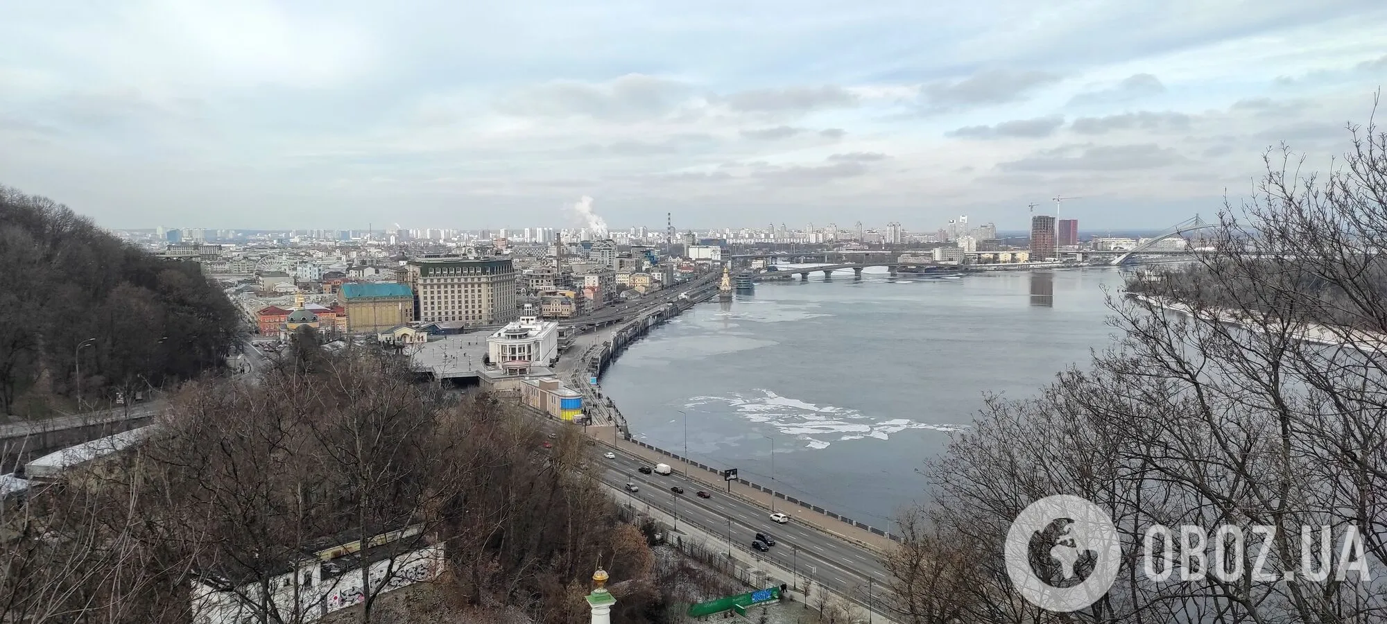 Правий берег Києва. Сучасне фото.