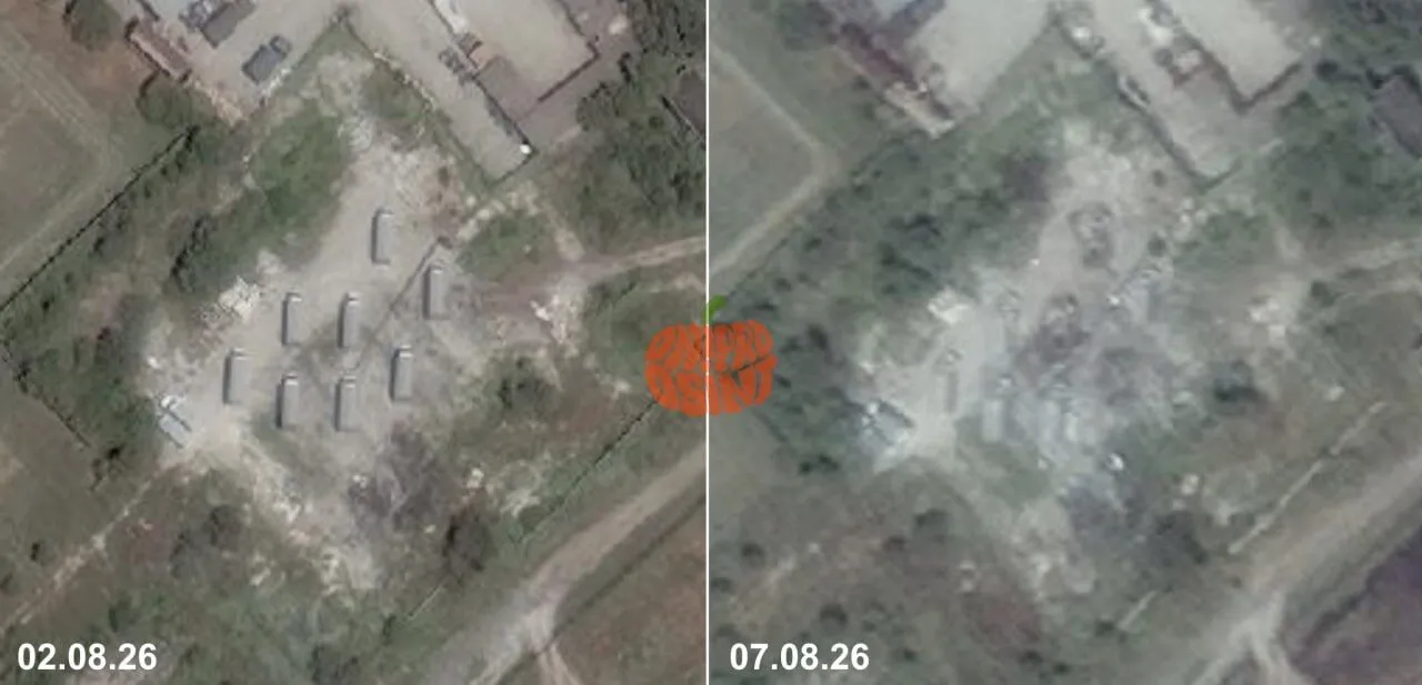 Спутниковые снимки в/ч 2156 за 07.08. 2026 г.