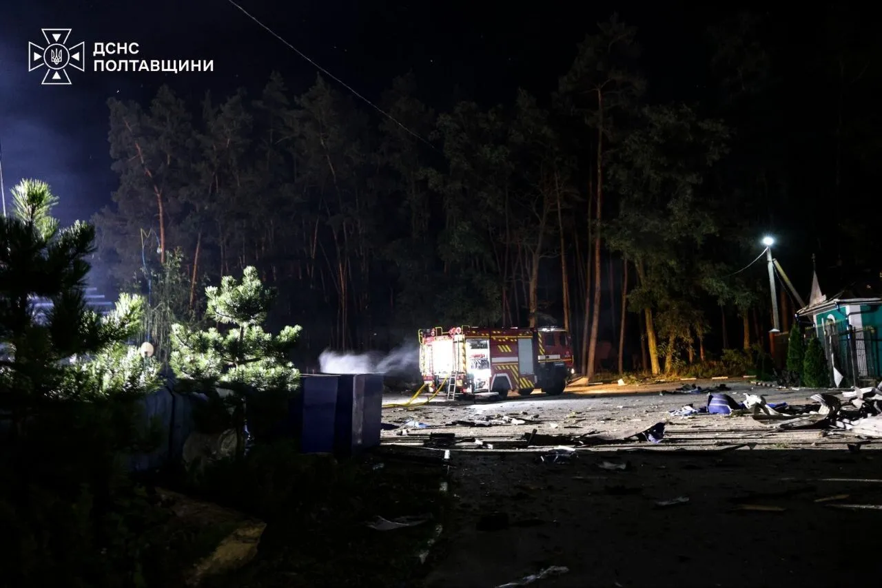Последствия атаки на Полтавскую область.