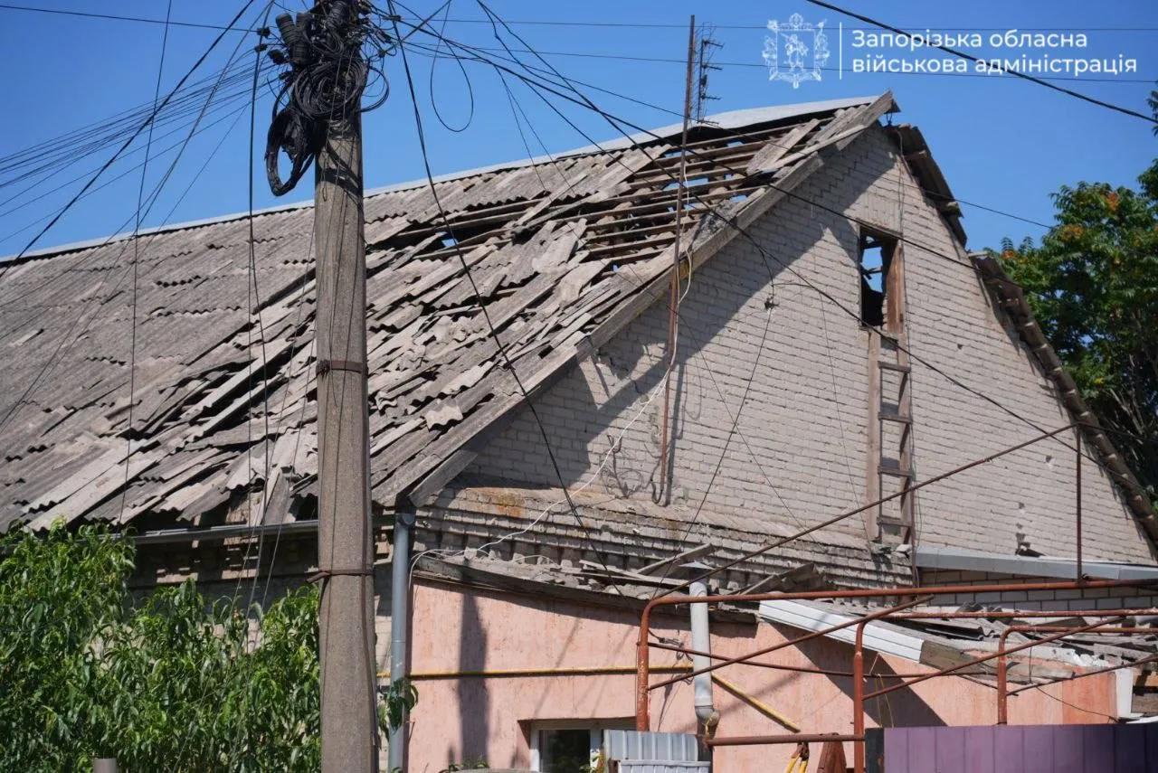 Росіяни скинули КАБ на Запоріжжя.