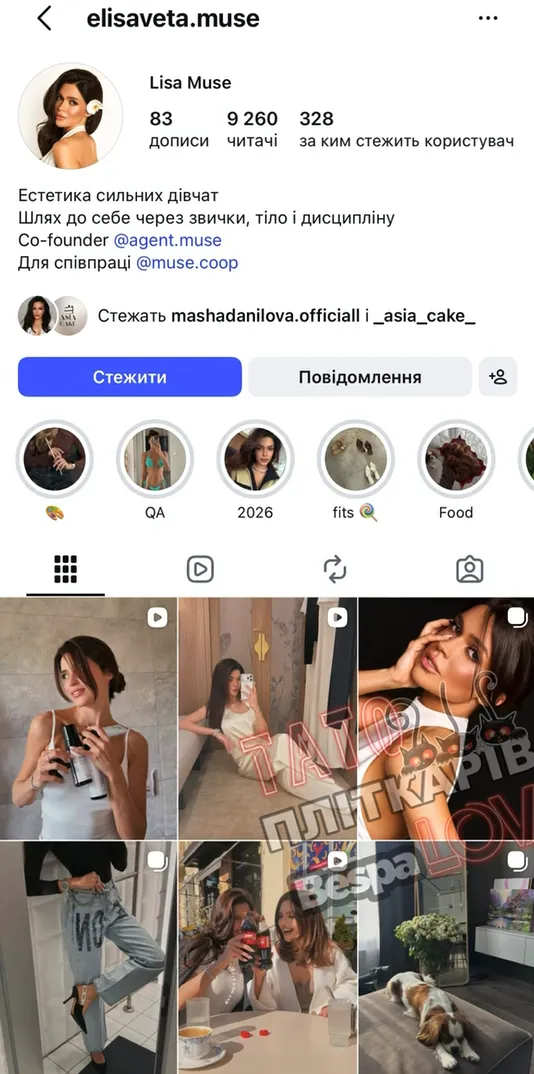 Блогер Елизавета