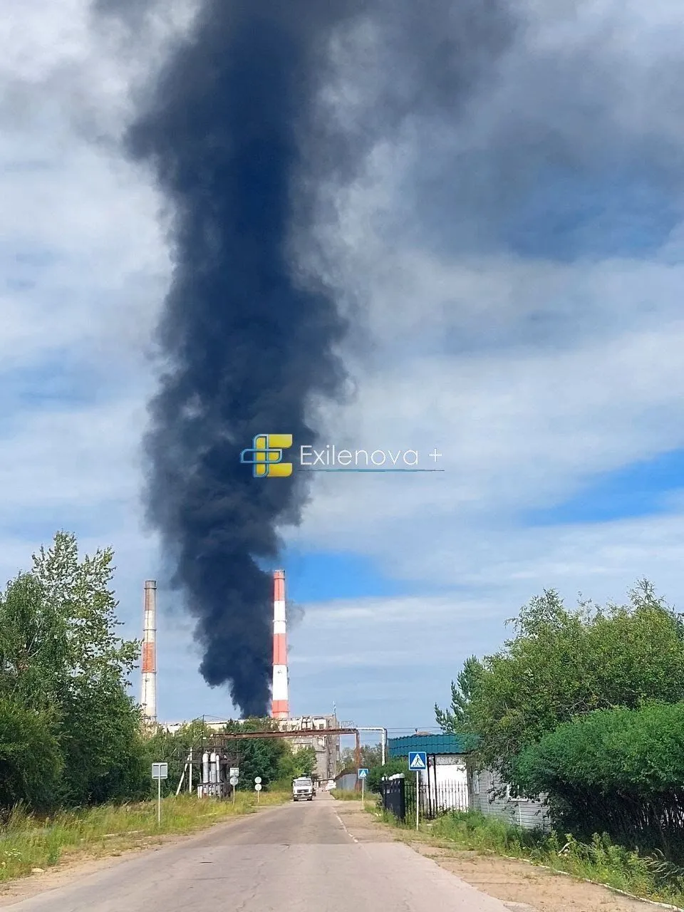 Пожежа в Ангарську.