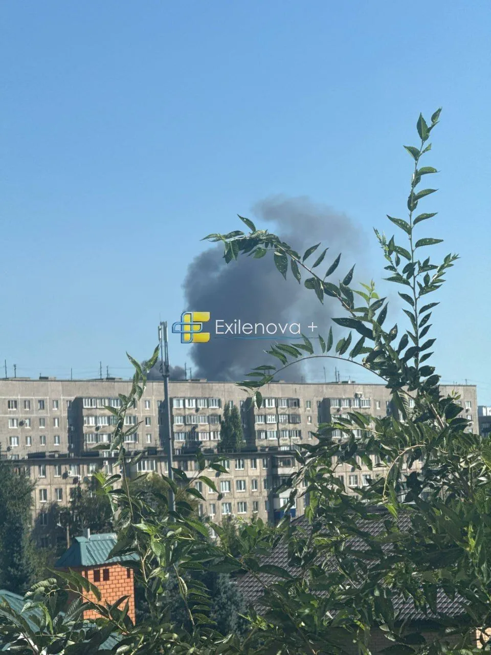 Наслідки дронової атаки по Орську.