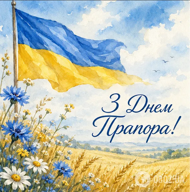 С Днём Флага Украины.
