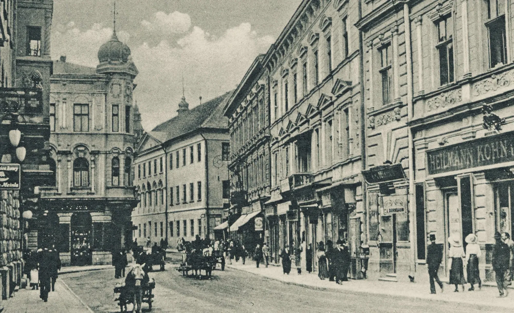 Сучасна вулиця Сагайдачного в Тернополі, 1900-ті роки.