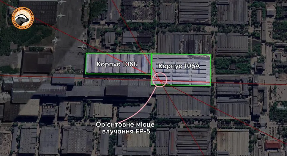 Вероятное место поражения