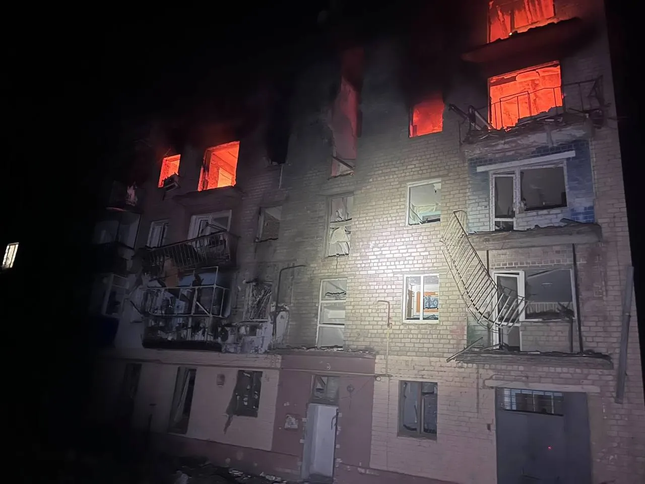 Уражений&nbsp; будинок у Марганці