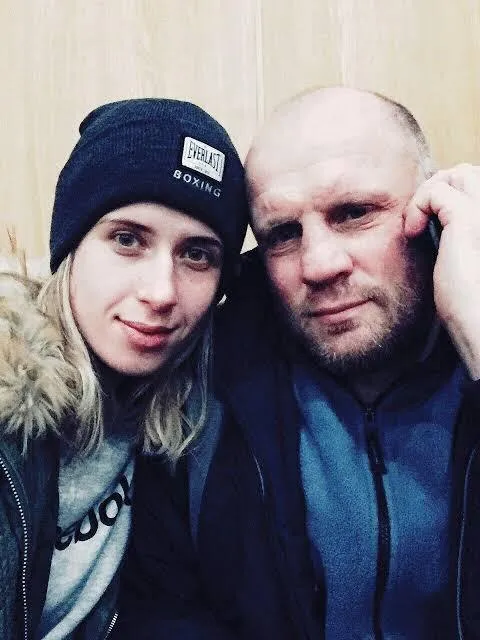 Константин Охрей с дочкой Анной