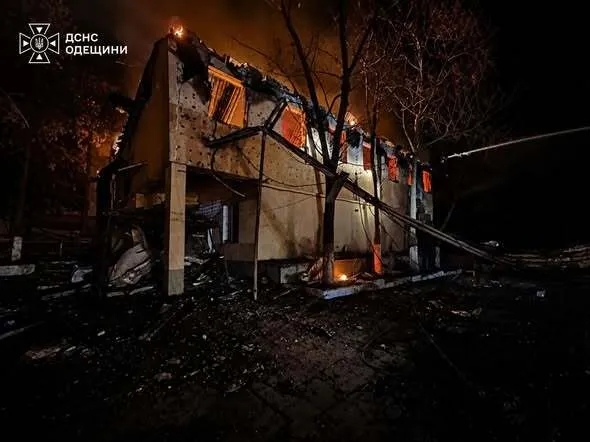 Последствия российской атаки в Одесской области