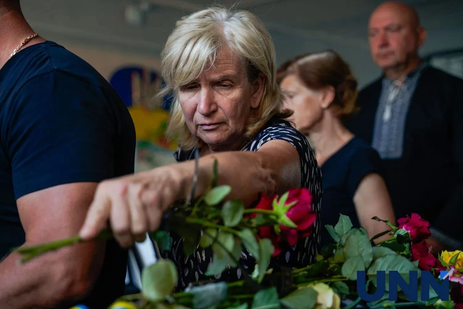 Простились с семьёй, погибшей в результате удара РФ по Пуховке.