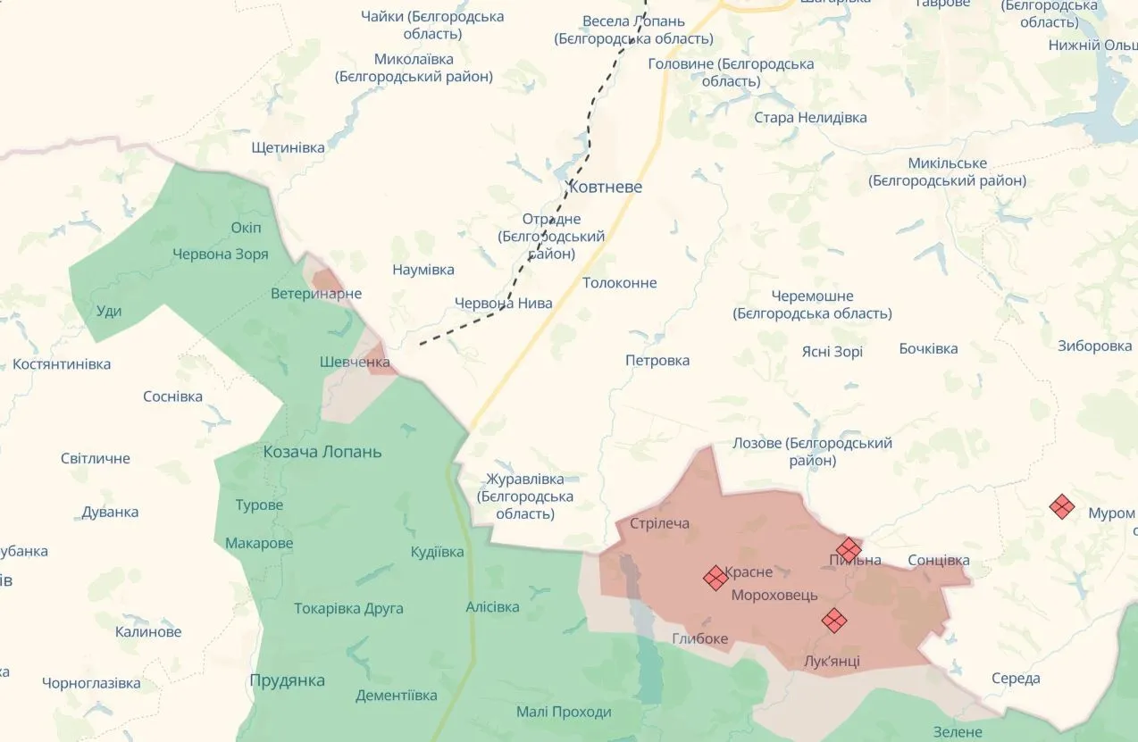 Південно-Слобожанський напрямок.