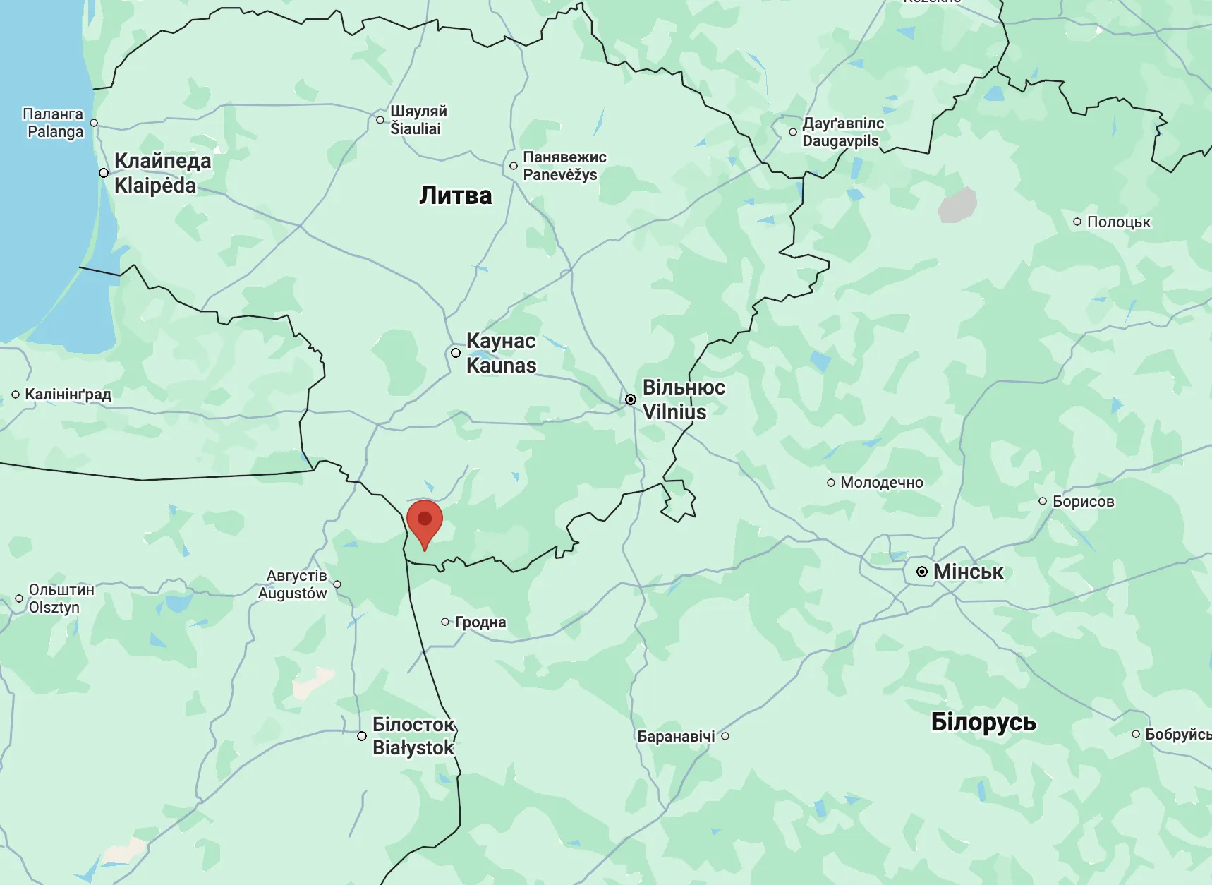 Район, де стався інцидент.