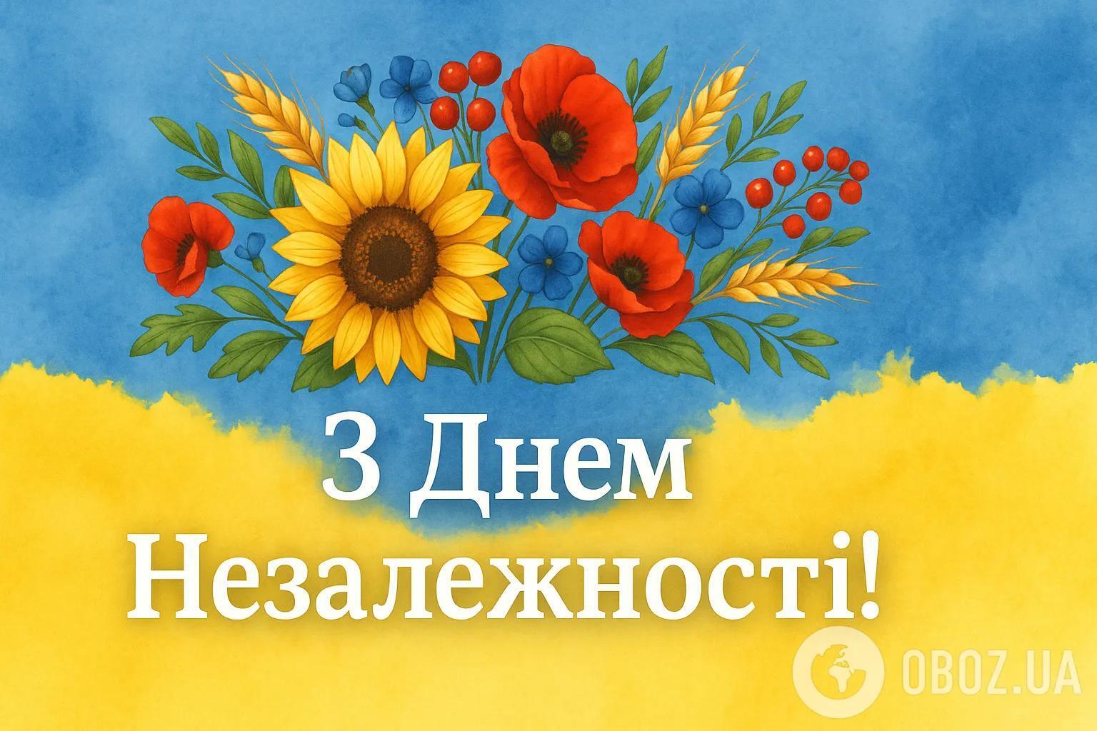 Какие есть красивые поздравления с Днем Независимости