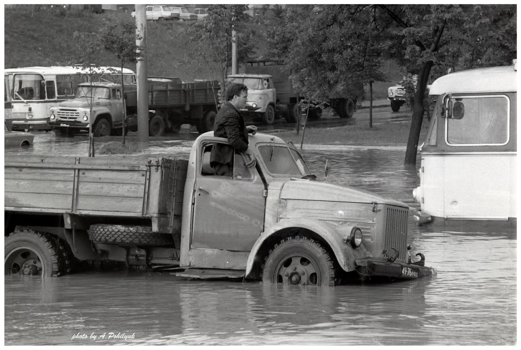 Кадры наводнения в Ровно, ориентировочно первая половина 1980-х годов