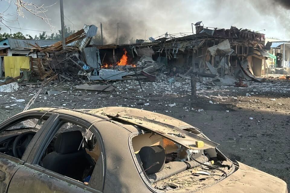 Последствия российского нападения на Печениги.