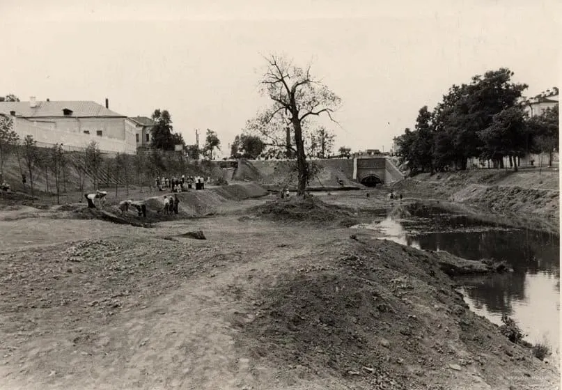 Река Лыбидь. 1950-е годы.