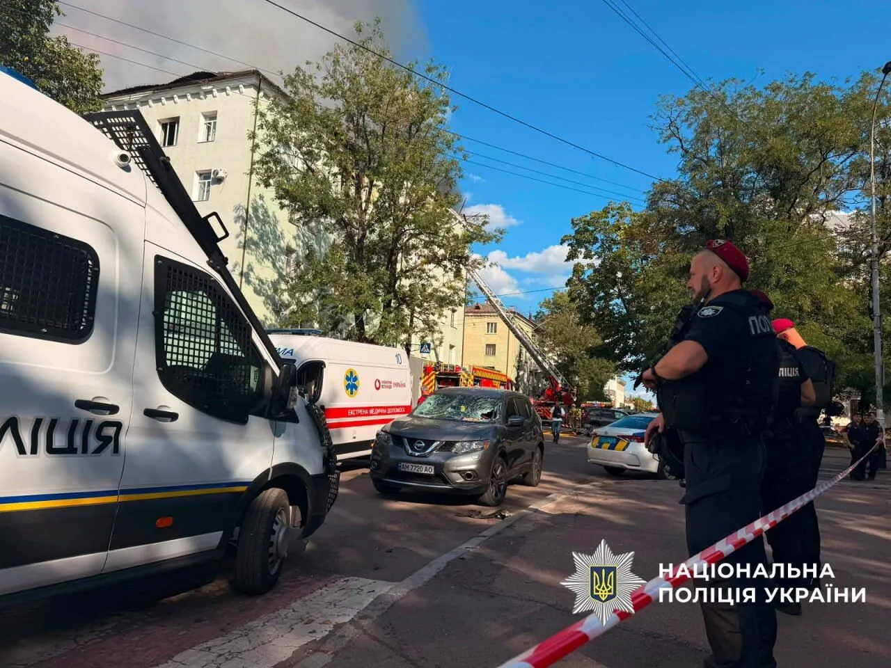 Наслідки ворожої атаки по Житомиру.