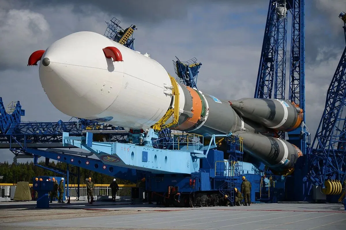 "Союз-2.1б" перед запуском