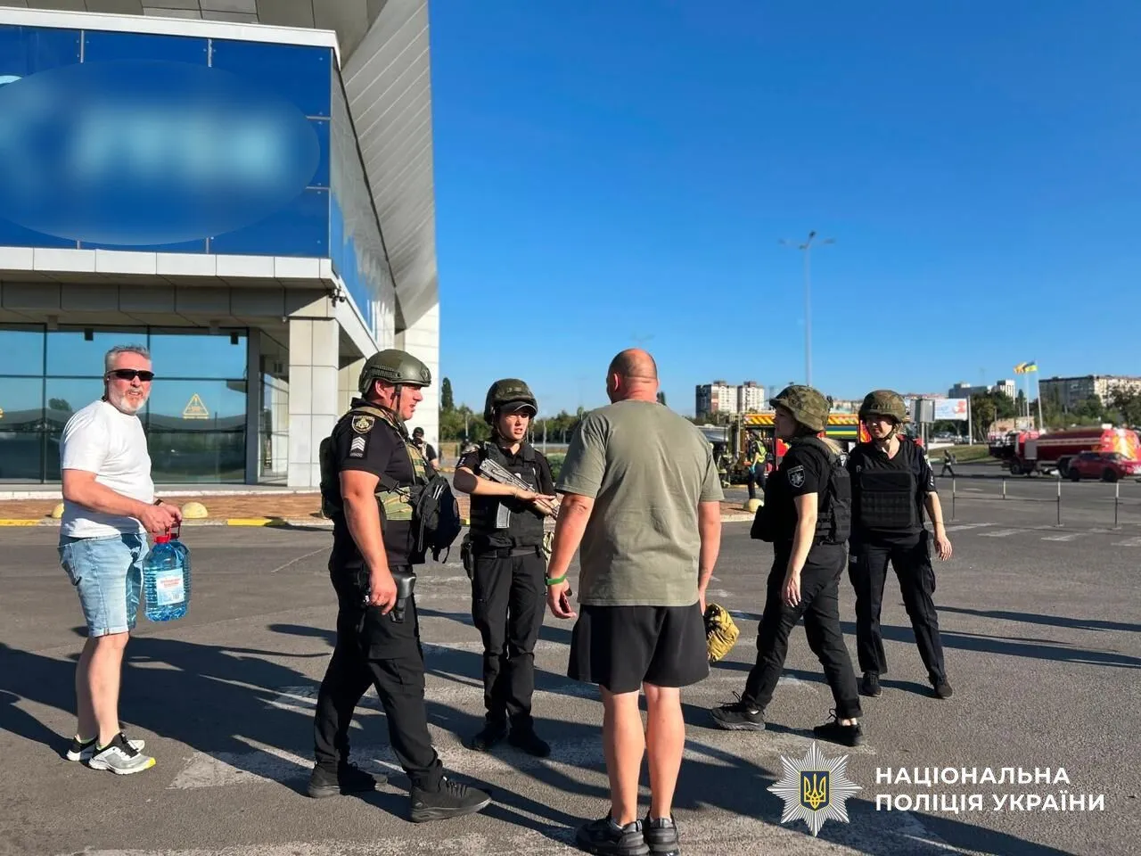 Наслідки удару по Кривому Рогу.