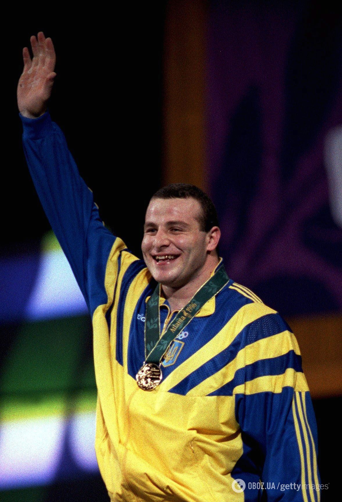 Тимур Таймазов на Олімпіаді-1996.