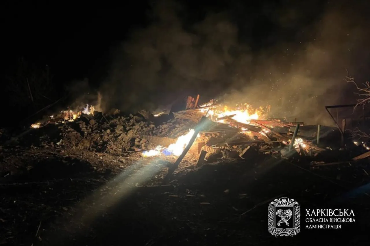 Последствия удара по Лебяжьему в Харьковской области