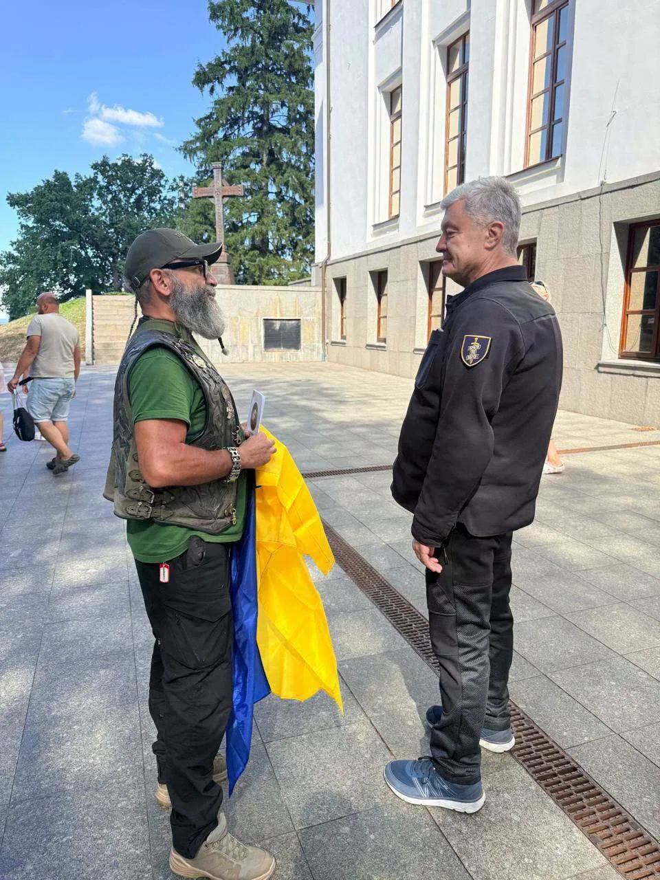 Петр Порошенко на Тарасовой горе в Каневе