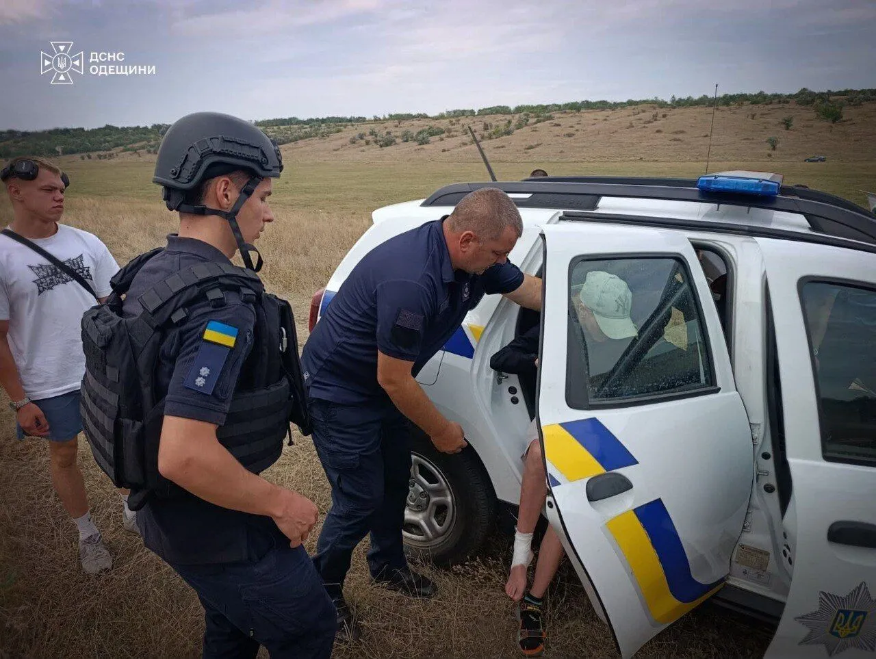 На місці атаки працювали поліцейські