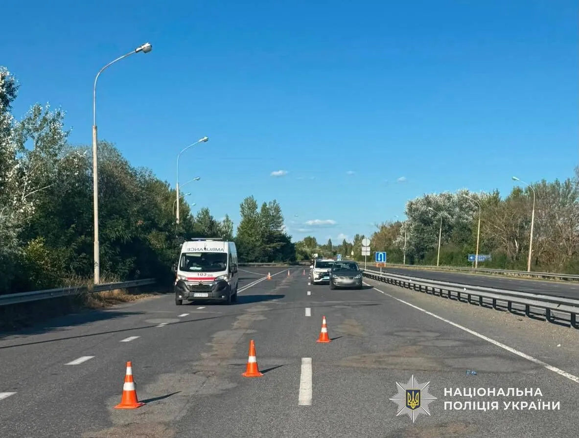 Последствия ДТП в Закарпатье.