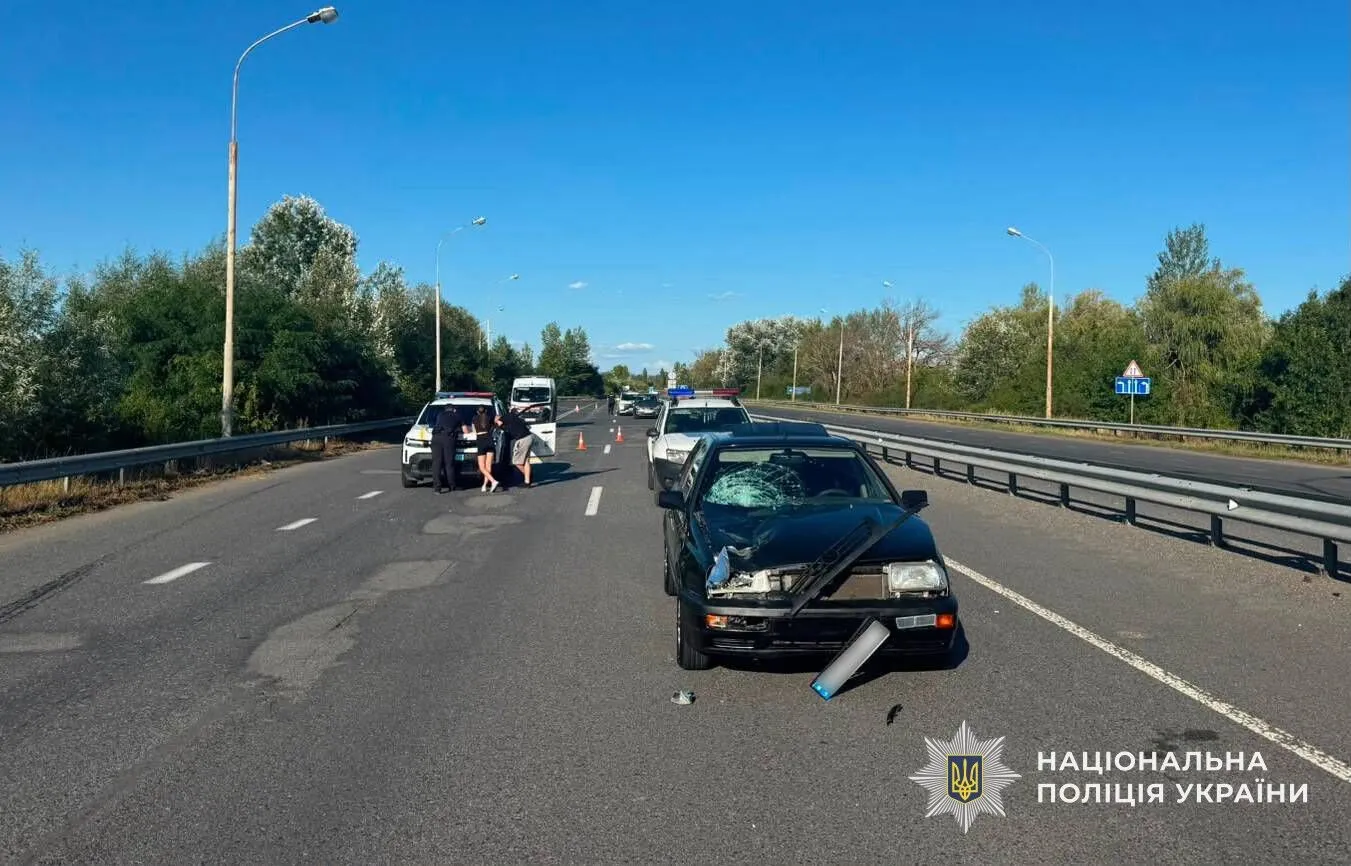 Последствия ДТП в Закарпатье.