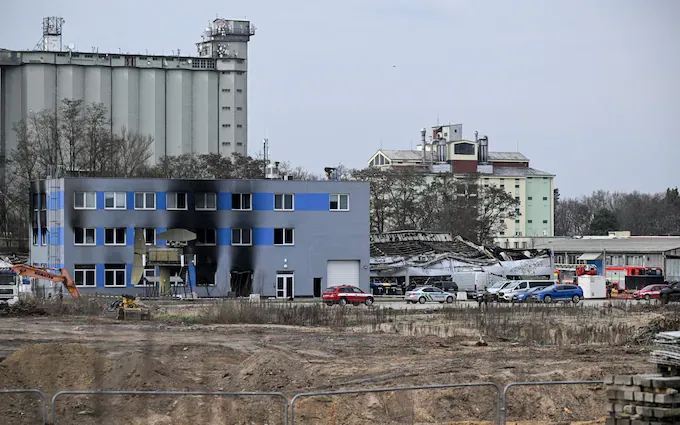 Разрушенное предприятие в Чехии.